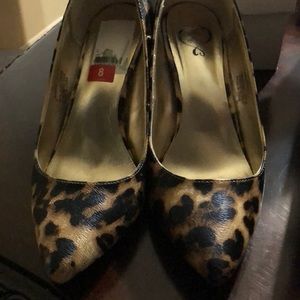 Leopard heels